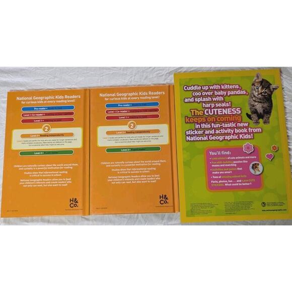 National Geographic Pandas & Penguins Cutest Animals + Sticker Book Hardcover - Picture 6 of 10